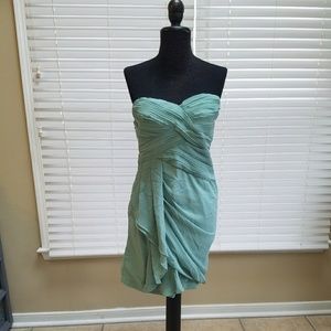 NWT seafoam green strapless dress